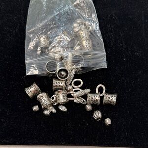 Silver Bead Set for Jewelry Making